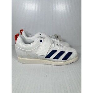 Size 9 Adidas Powerlift 5 White Navy Orange Weightlifting Shoes JP9878 Mens NEW